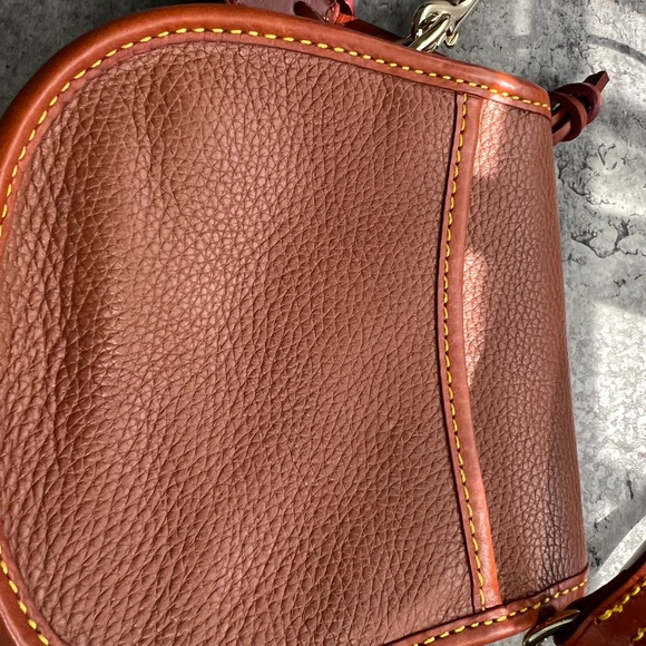Dooney & Bourke Brown Leather Shoulder Bag - Picture 7 of 7